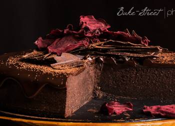 Tarta de chocolate y remolacha sin gluten