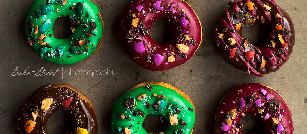 Donuts con cobertura y M&M´s
