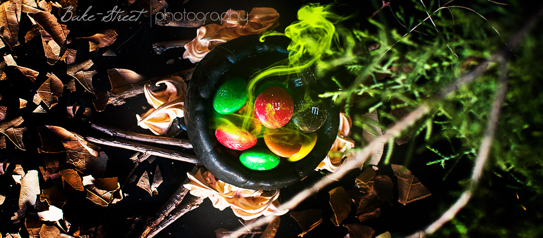 Caldero de bruja con M&Ms Mega