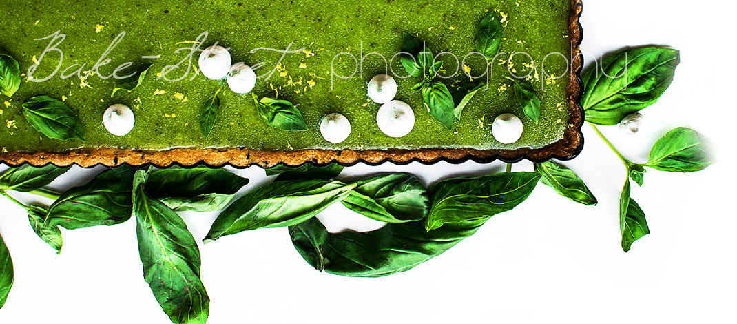 Tarta de albahaca y limón