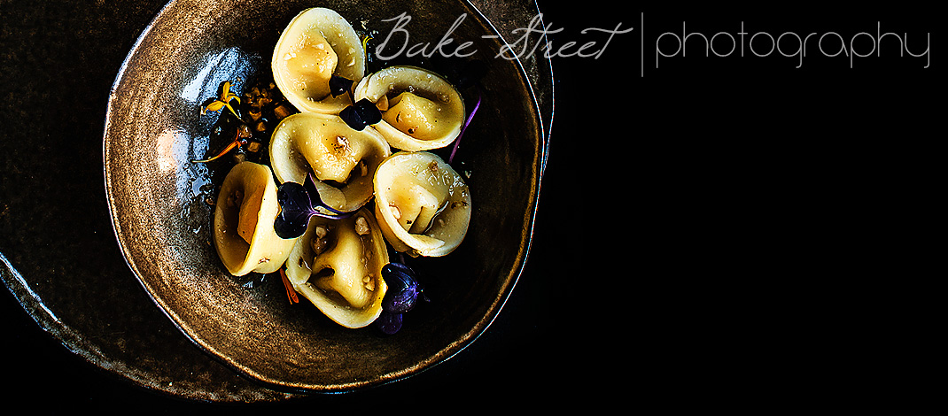Tortellini de calabaza y sal de trufa blanca
