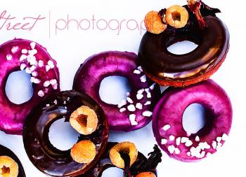 Donuts de remolacha y chocolate
