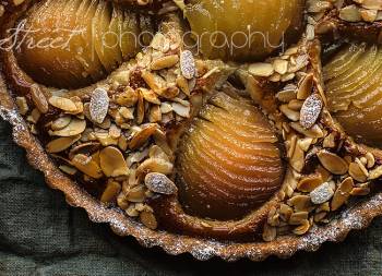 Tarte Bourdaloue, tarta de peras y crema de almendra