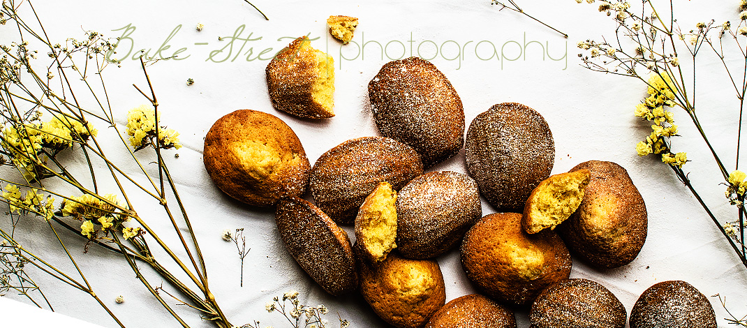 Madeleines de beurre noisette y naranja