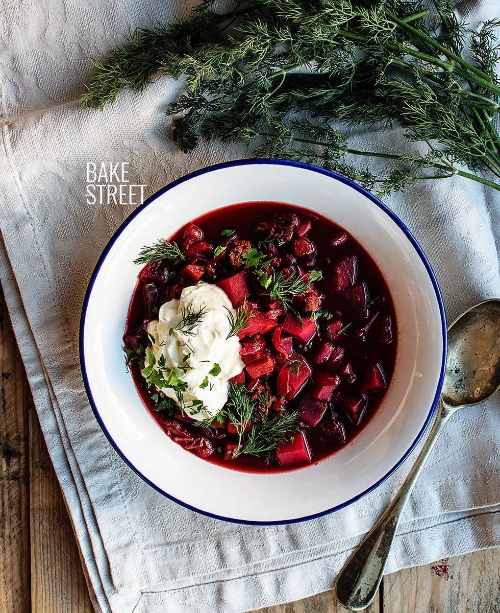 Borscht sopa tradicional ucraniana