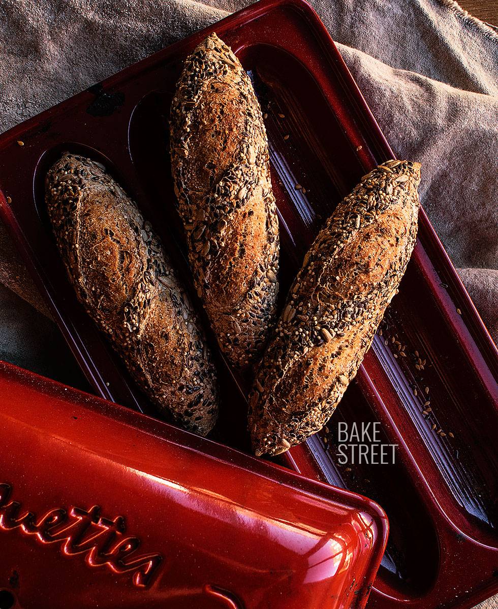 Whole Wheat Baguettes Recipe