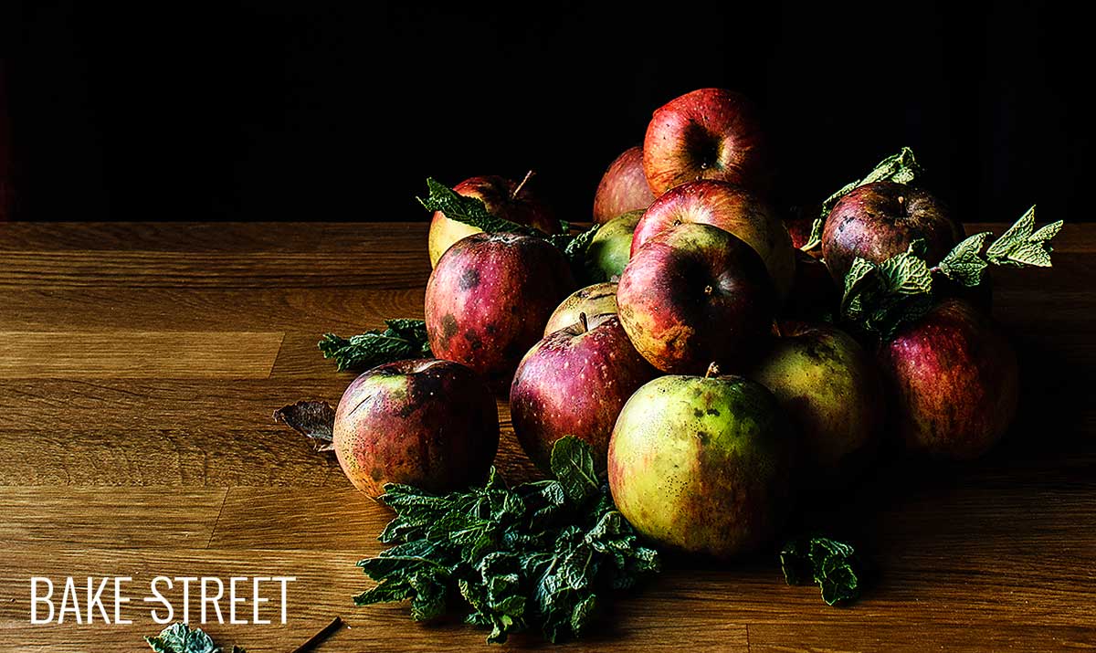 Manzanas rusas fermentadas