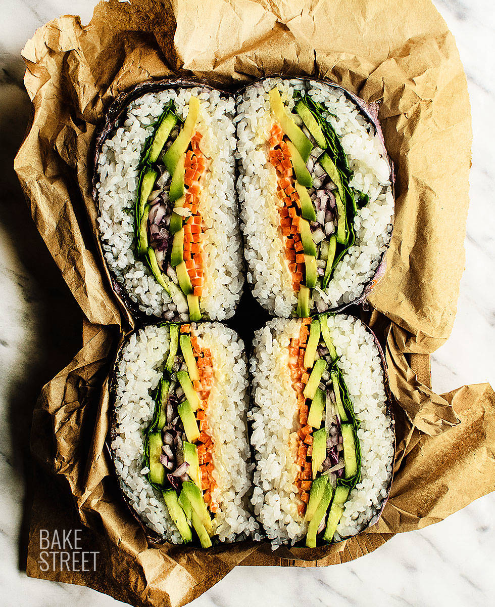 Sandwich sushi