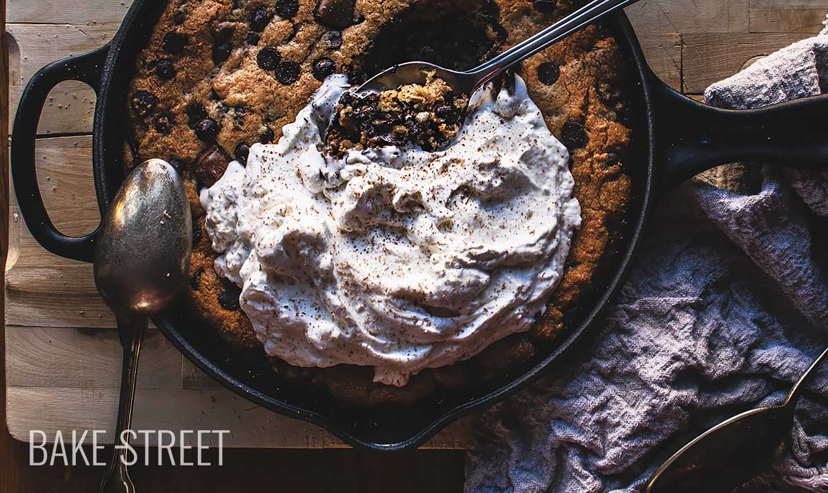 Skillet Chocolate Chip & Nutella Cookie