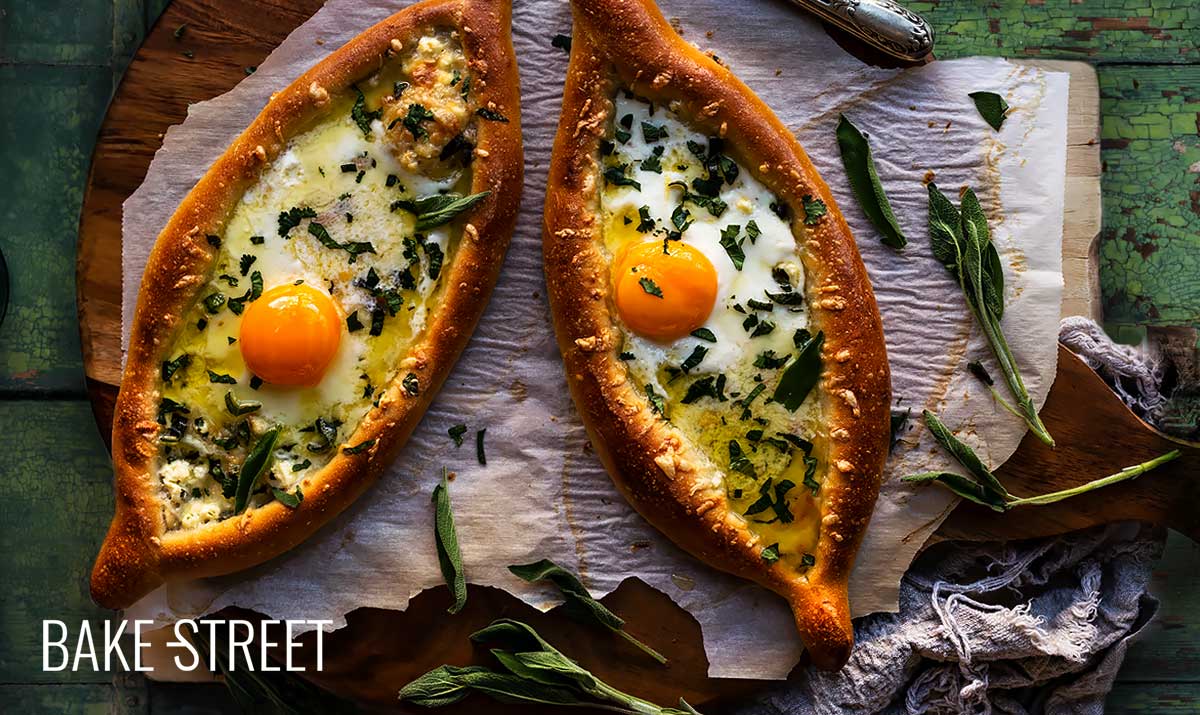 Khachapuri, Georgian cheese bread