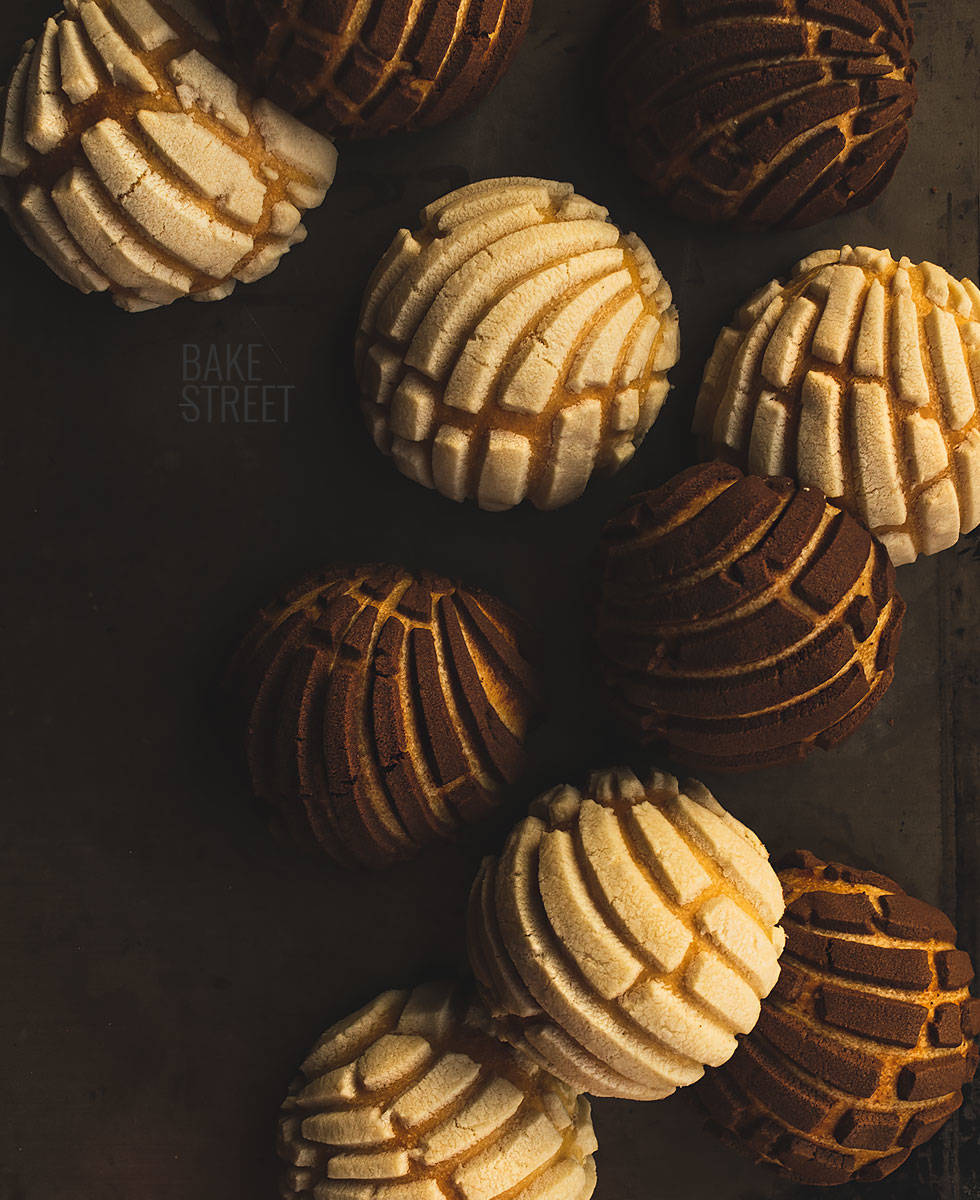 Conchas Mexicanas {pan dulce tradicional} 