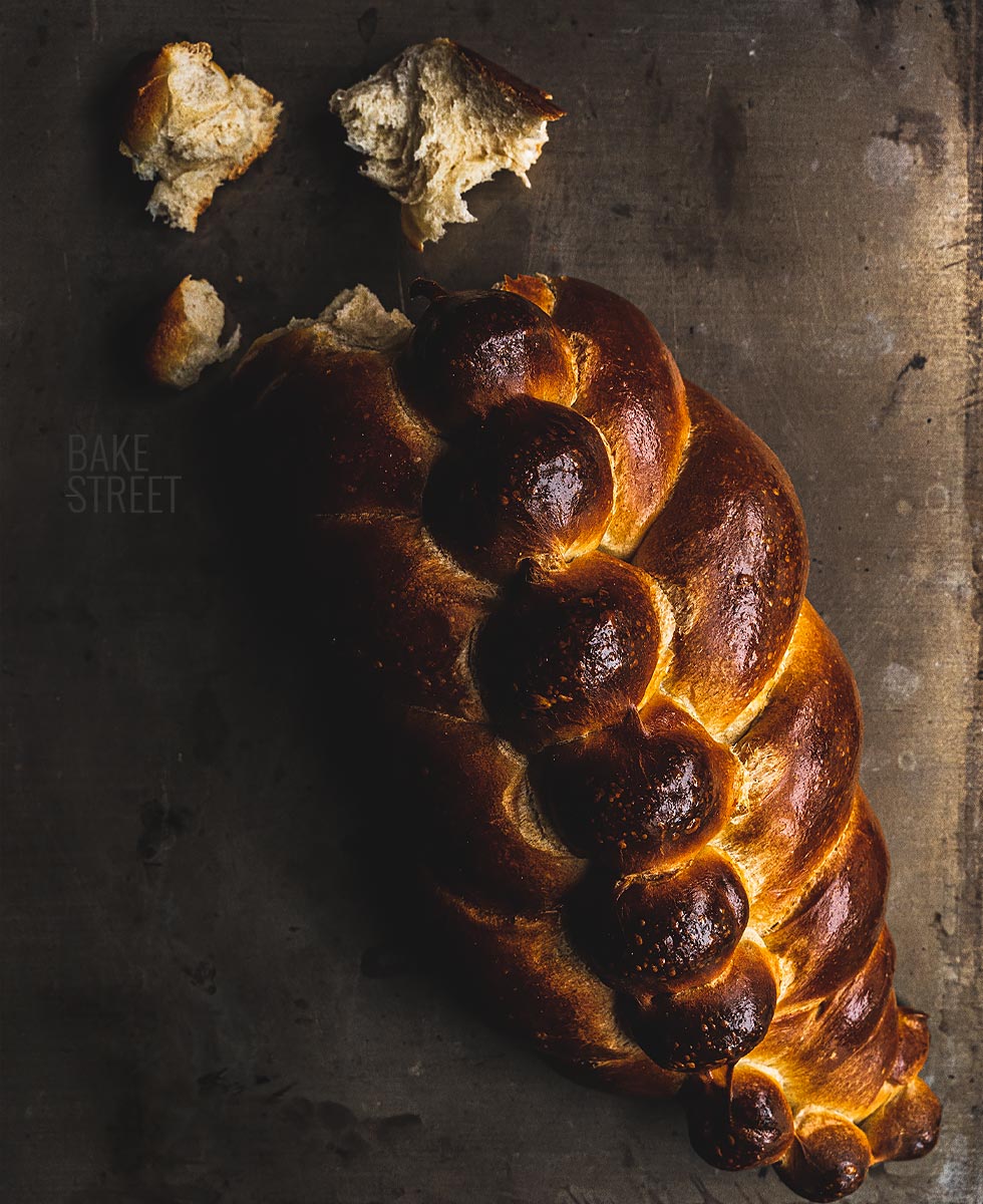 Pan Challah con masa madre