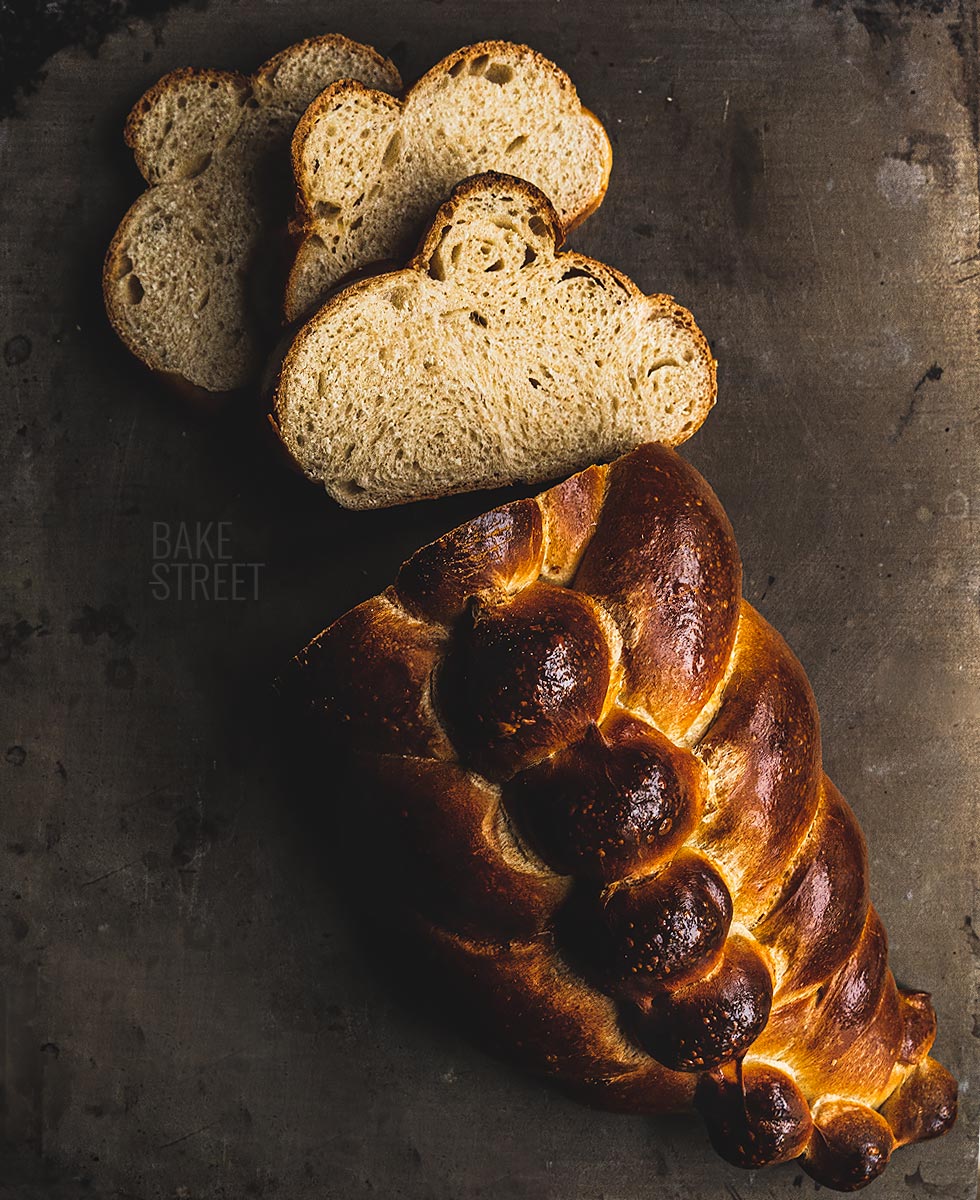 Pan Challah con masa madre