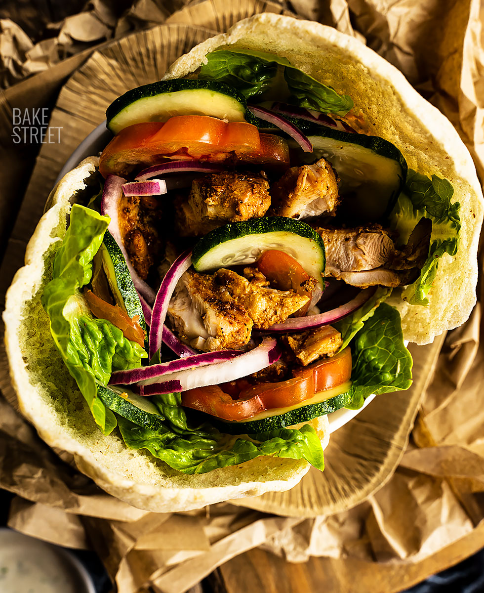 Kebab de pollo - Receta paso a paso