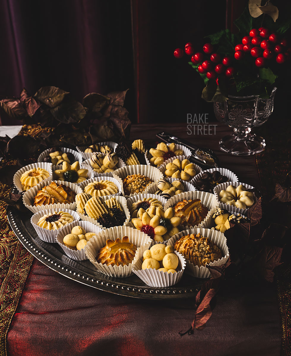 Receta de galletas de mantequilla caseras o pastas de té, muy