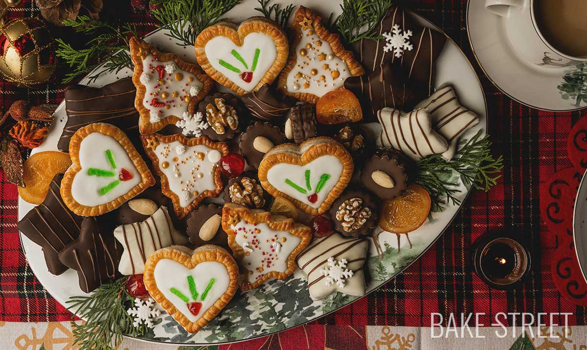 Surtido de navidad – Dulces de mazapán y pan de jengibre