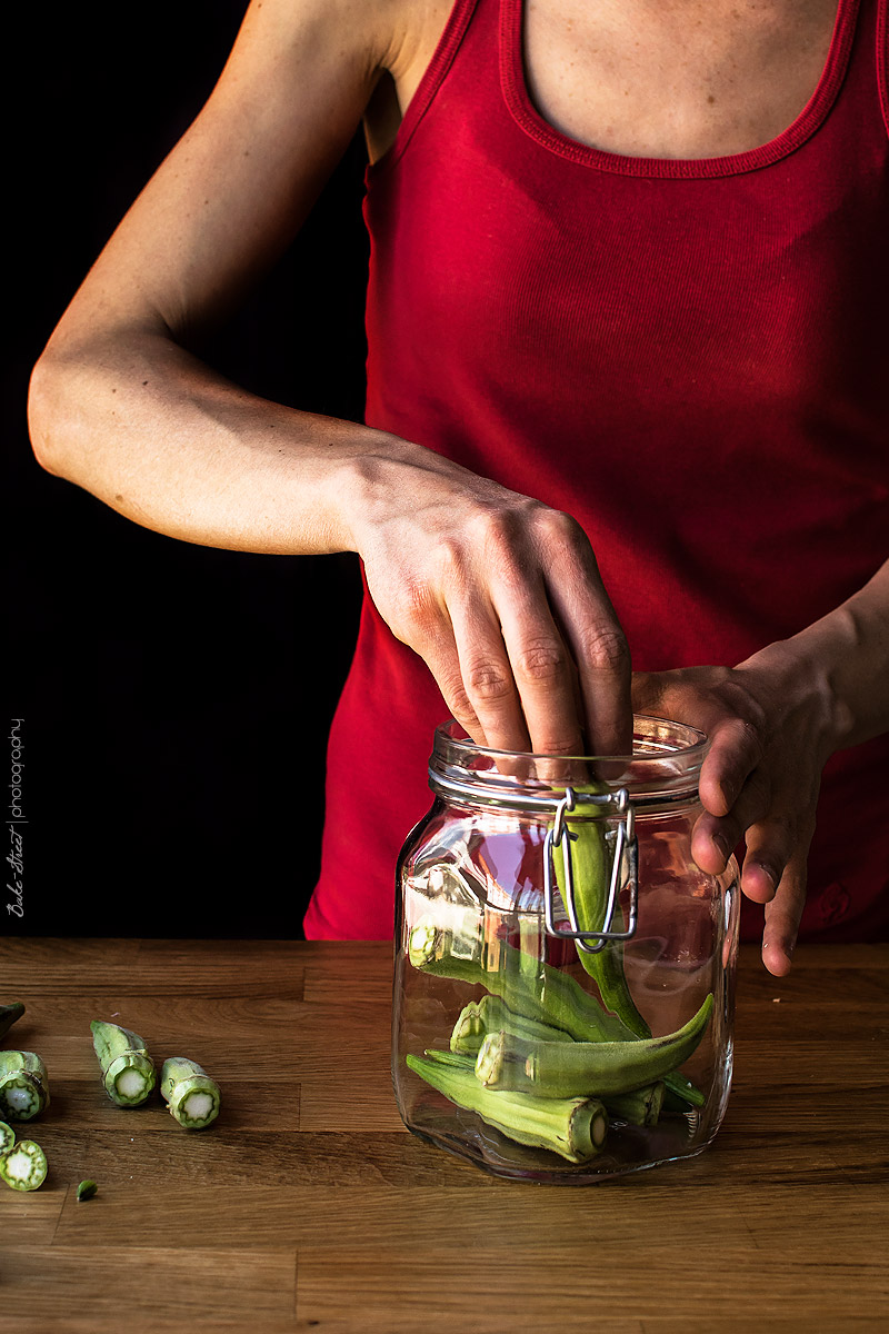 Cómo preparar Okra encurtida