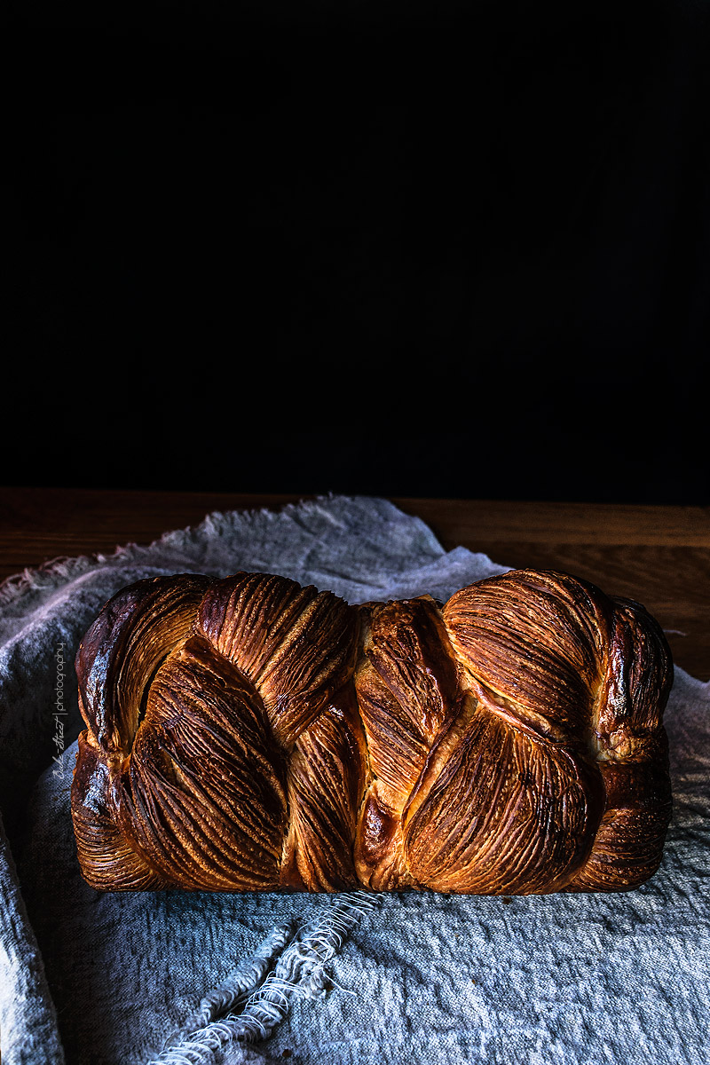 Pan de molde de masa danesa