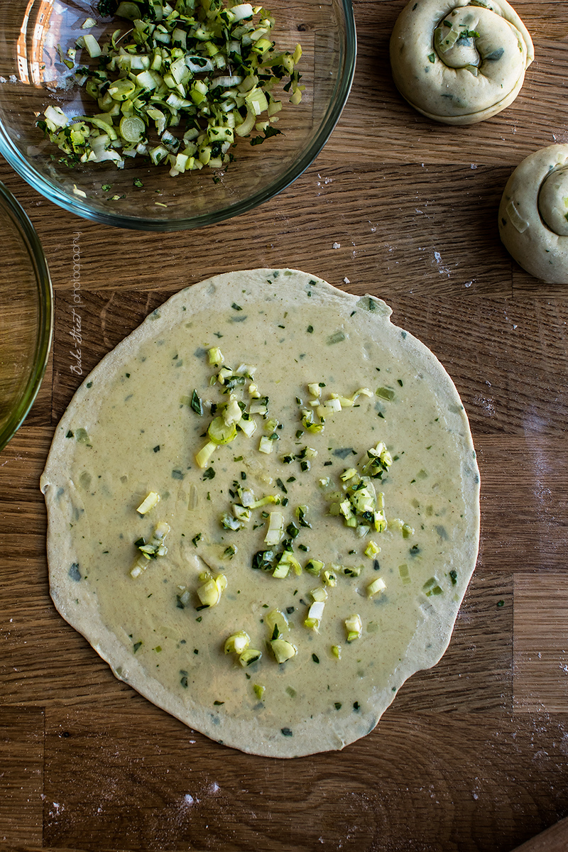 Laccha Paratha con cilantro y ajo