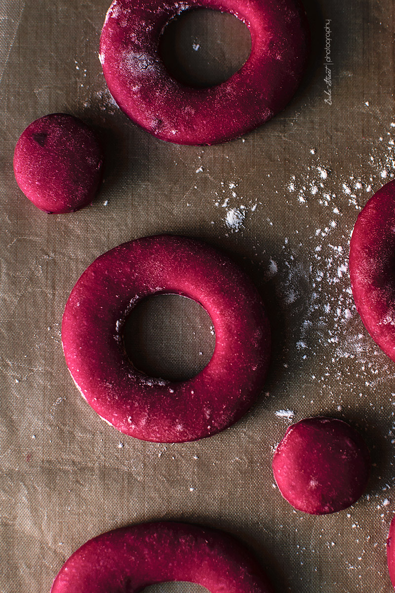 Donuts de remolacha y chocolate