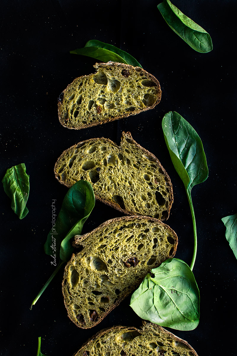 Pan de espinacas