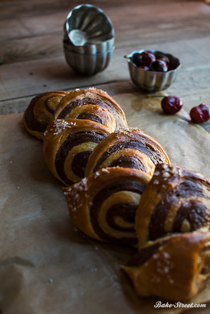 Espiga de brioche {moka y lima}