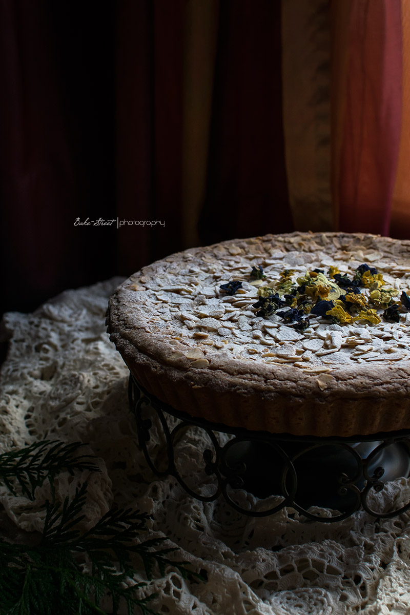 Tarta de frangipane y dátiles