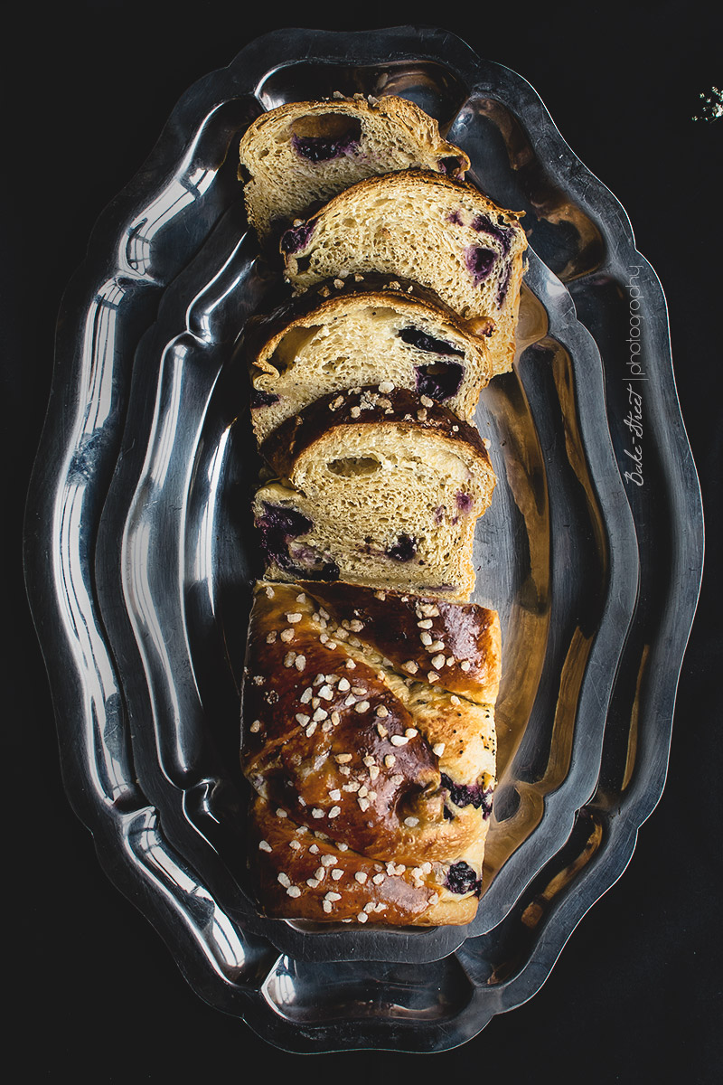 Babka de arándanos y limón