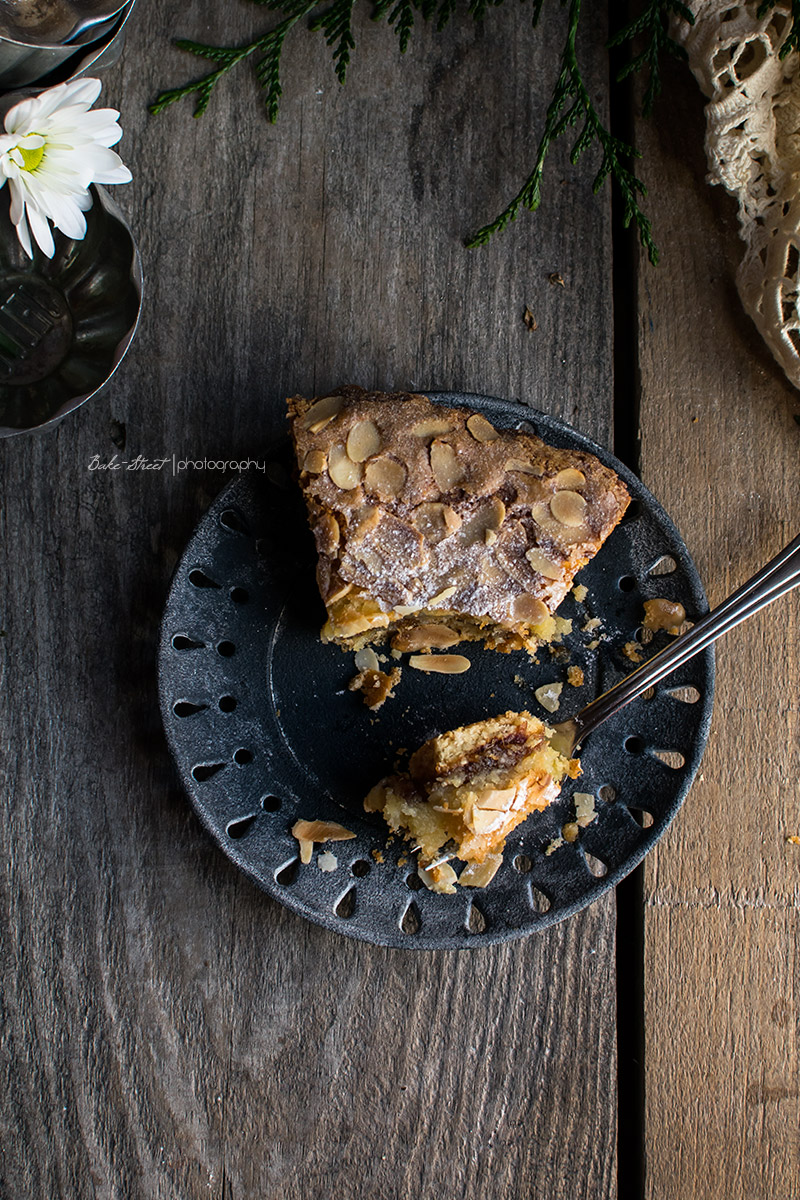 Tarta de frangipane y dátiles