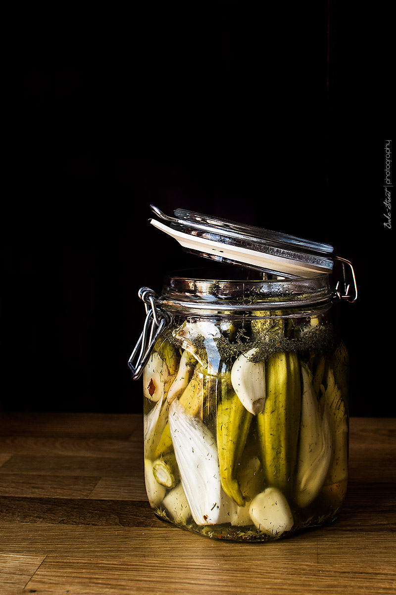 Cómo preparar Okra encurtida