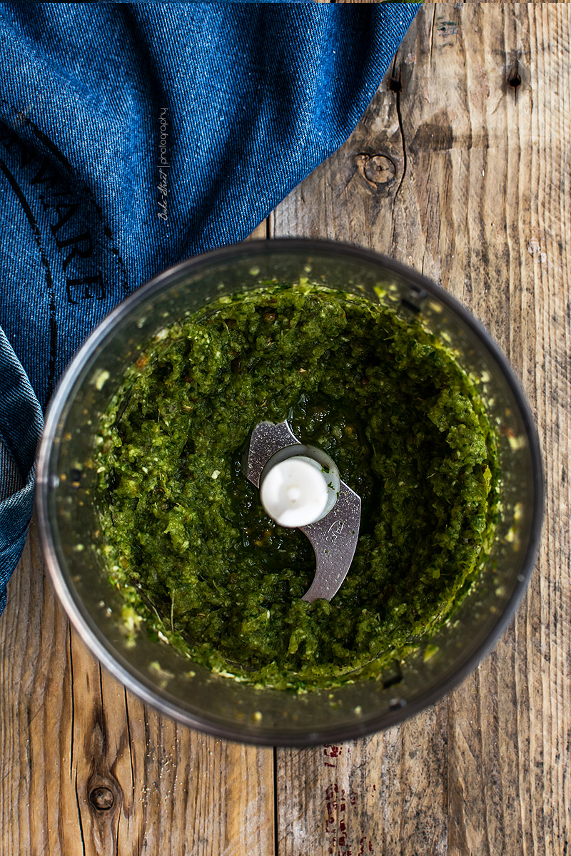 Noodles con curry verde y Pak Choy