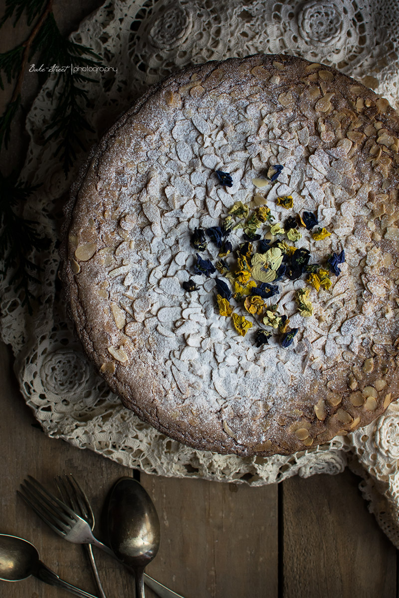 Tarta de frangipane y dátiles