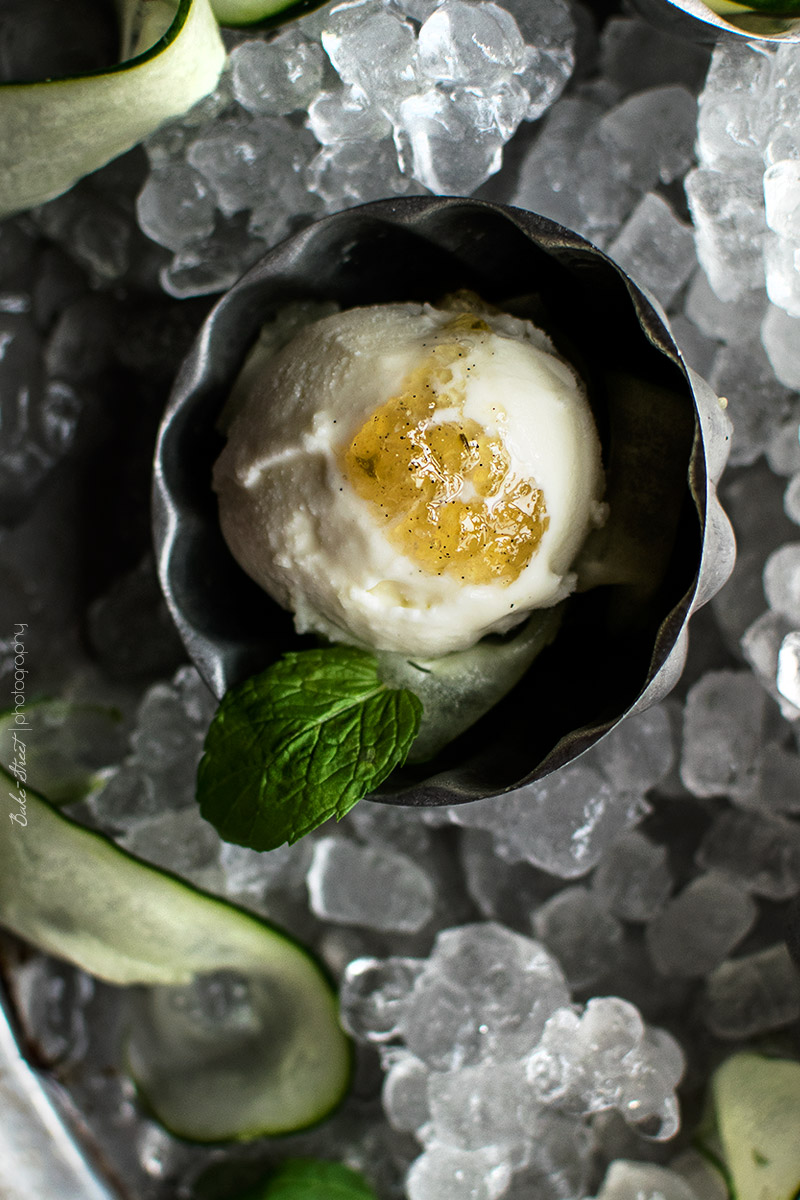 Helado de pepino