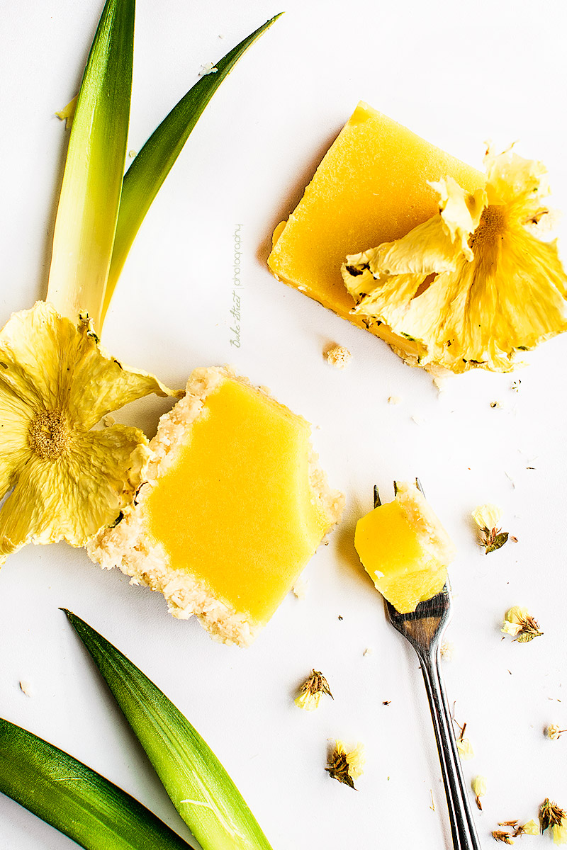 Tarta de piña, jengibre y cúrcuma