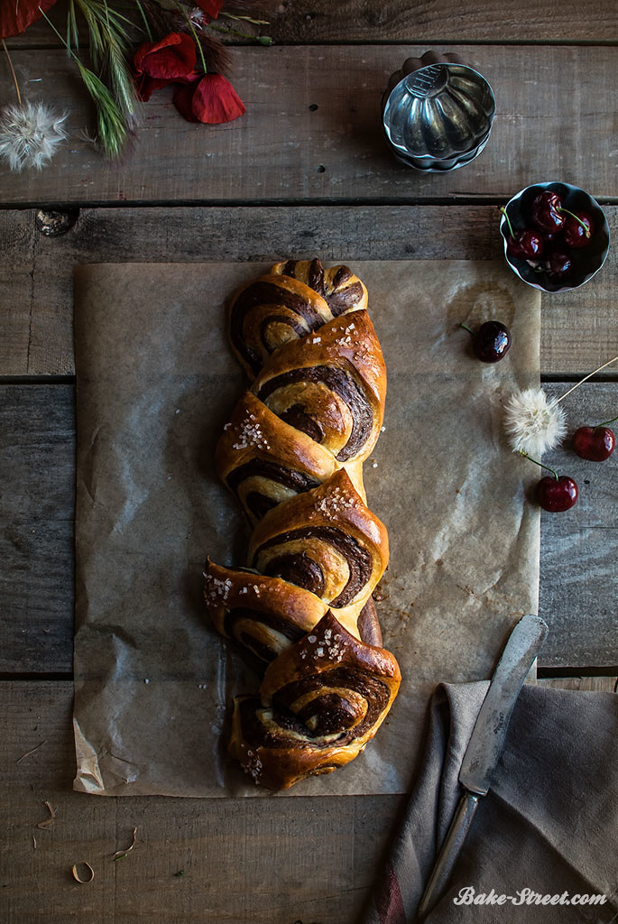 Espiga de brioche {moka y lima}