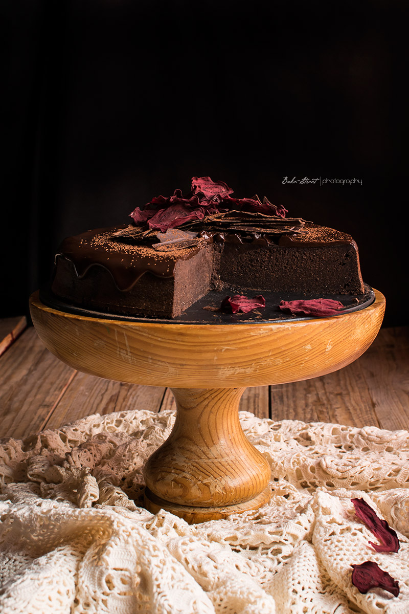 Tarta de chocolate y remolacha sin gluten