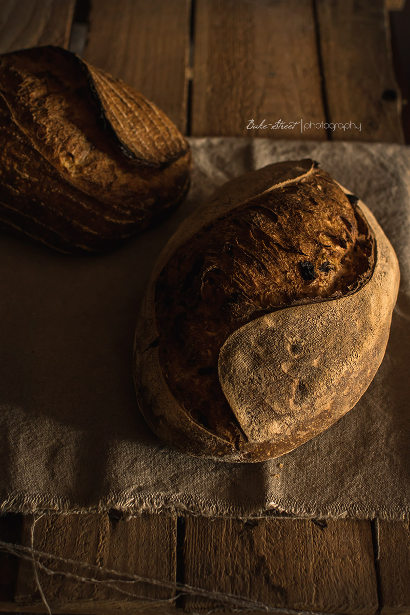 Pan con agridulce de trompetas amarillas