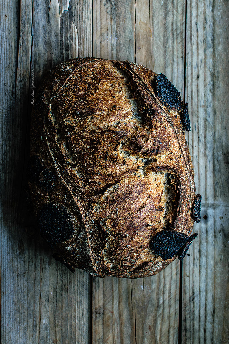 Pan de sésamo negro y gomasio