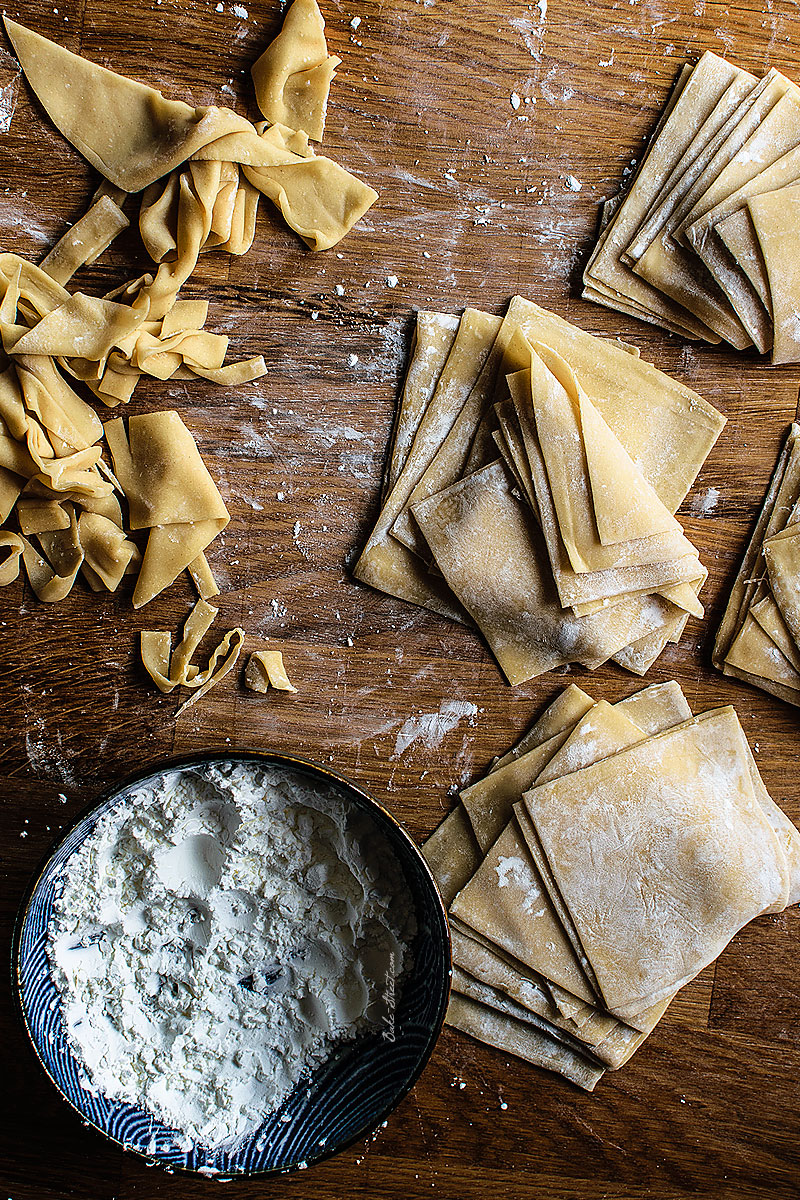 Cómo hacer pasta para wonton